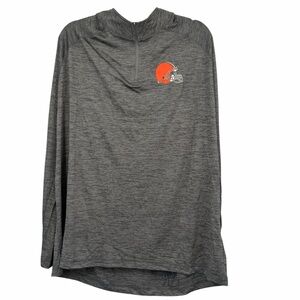 Fanatics Charcoal NFL Cleveland Browns Team Logo Hoodie